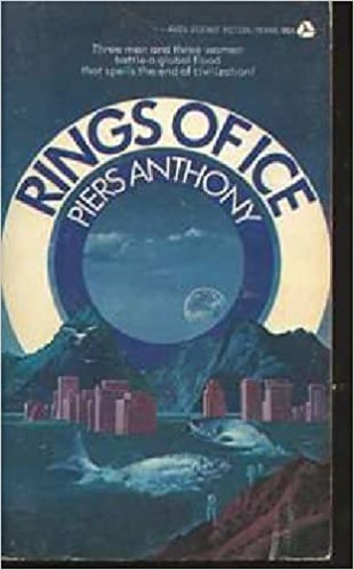 Book cover for "Rings of Ice" by Piers Anthony