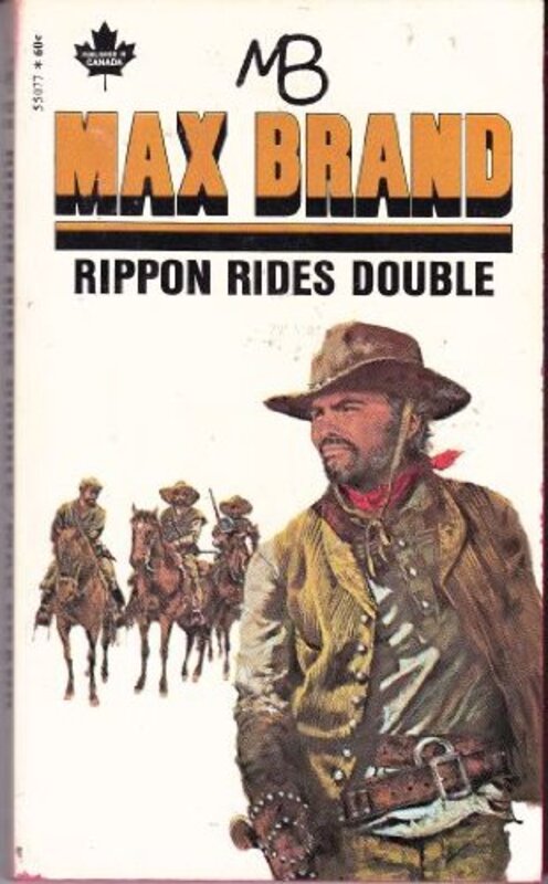 Book cover for "Rippon Rides Double" by Max Brand