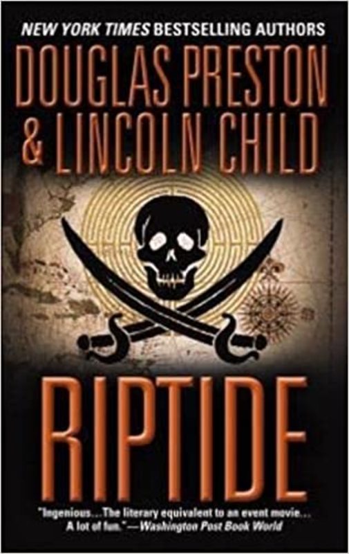 Book cover for "Riptide" by Lincoln Child