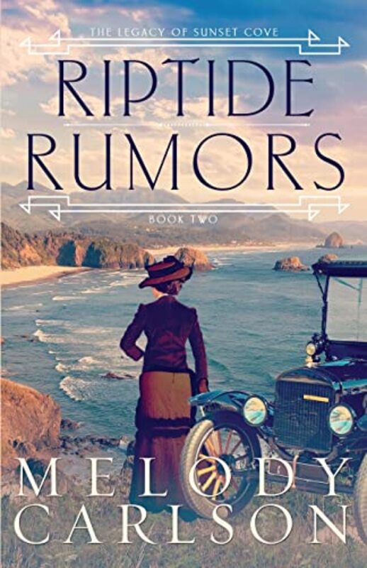 Book cover for "Riptide Rumors" by Melody Carlson
