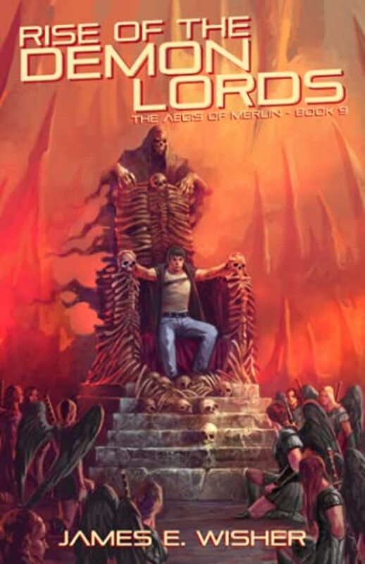Book cover for "Rise of The Demon Lords" by James E Wisher