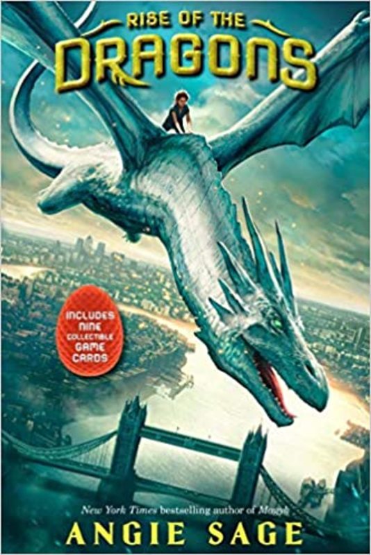 Book cover for "Rise of the Dragons" by Angie Sage