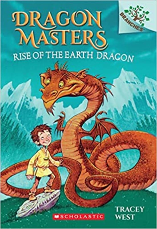 Book cover for "Rise of the Earth Dragon" by Tracey West