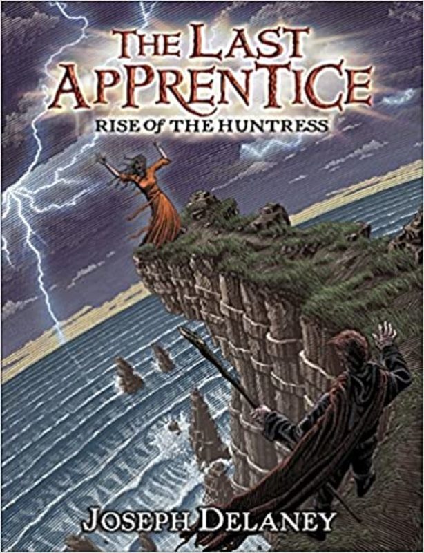 Book cover for "Rise of the Huntress" by Joseph Delaney