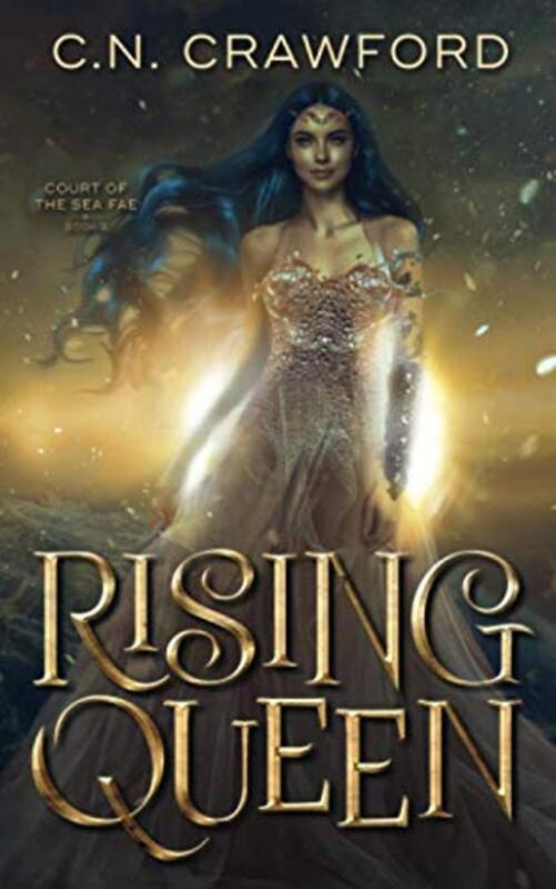 Book cover for "Rising Queen" by CN Crawford