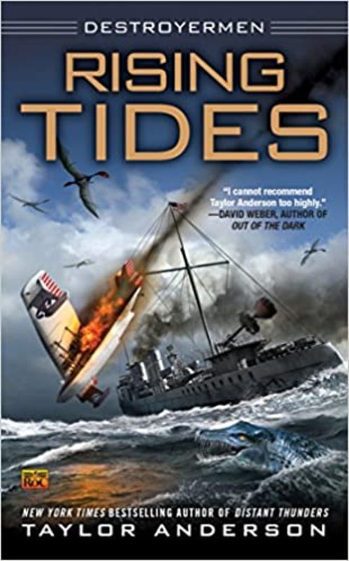 Book cover for "Rising Tides" by Taylor Anderson