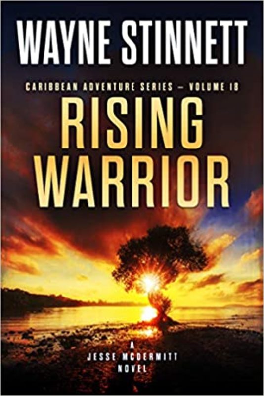 Book cover for "Rising Warrior" by Wayne Stinnett