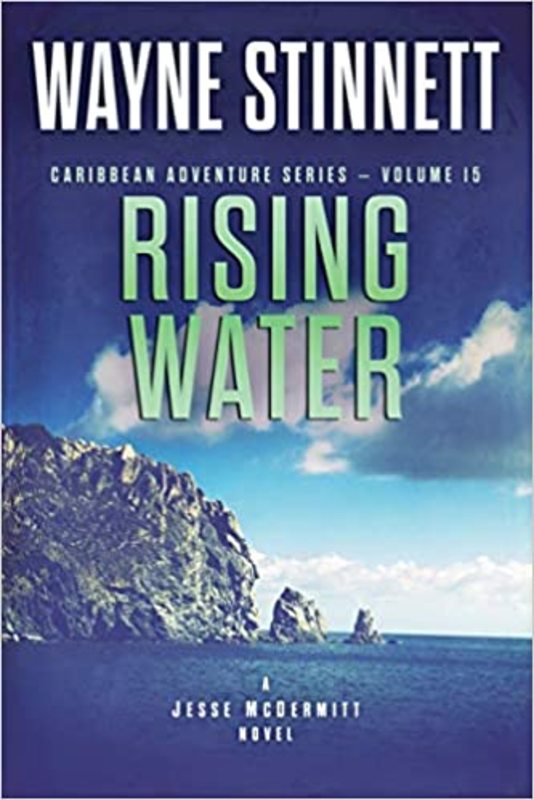 Book cover for "Rising Water" by Wayne Stinnett