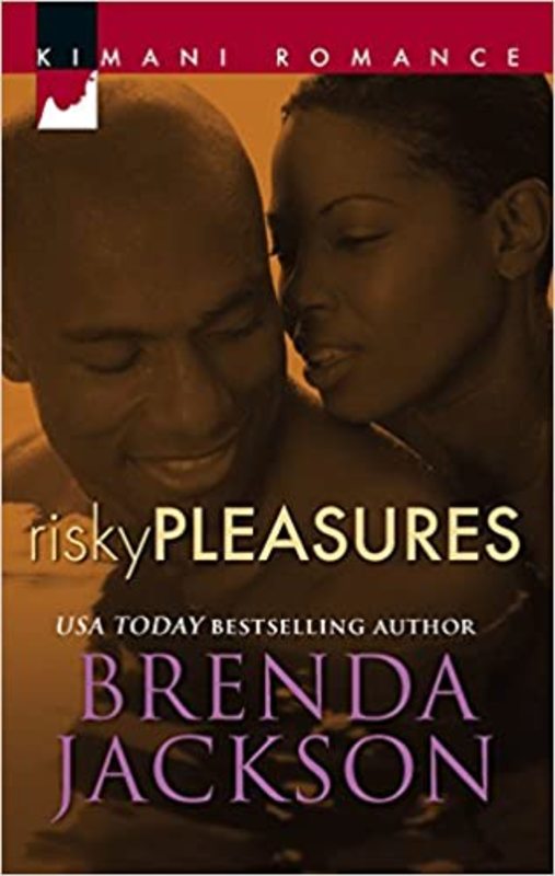 Book cover for "Risky Pleasures" by Brenda Jackson