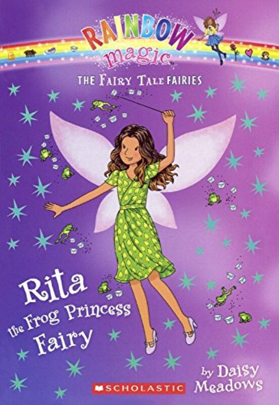 Book cover for "Rita the Frog Princess Fairy" by Daisy Meadows