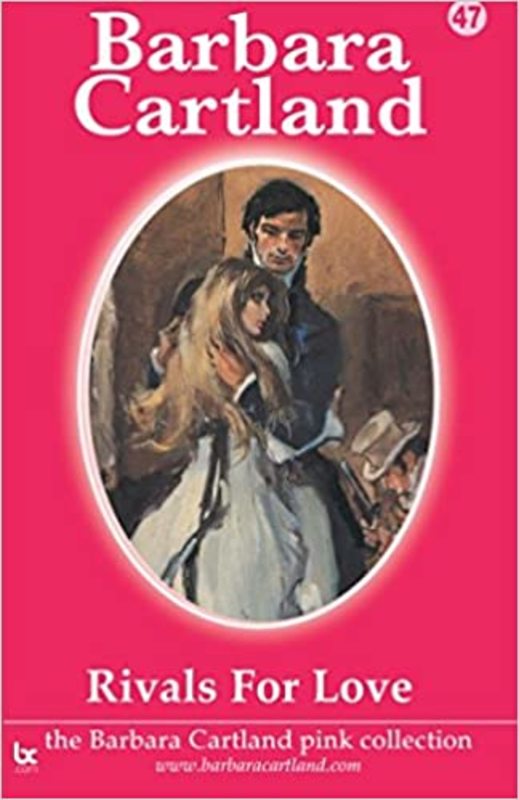 Book cover for "Rivals for Love" by Barbara Cartland