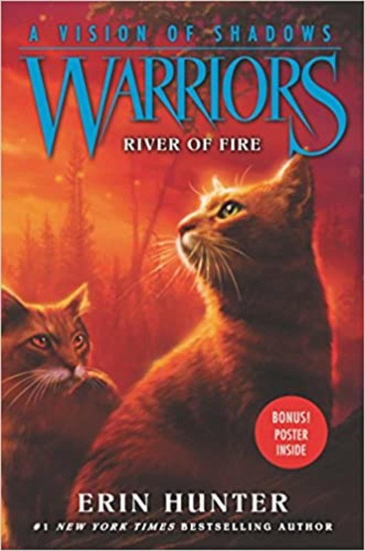 Book cover for "River of Fire" by Erin Hunter