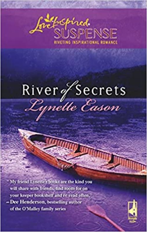 Book cover for "River of Secrets" by Lynette Eason