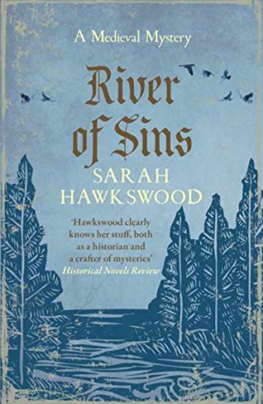 Book cover for "River of Sins" by Sarah Hawkswood