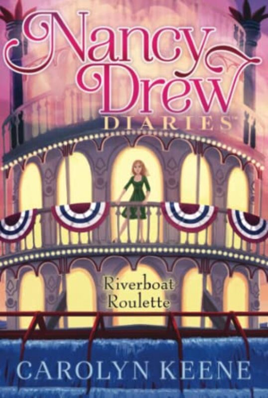 Book cover for "Riverboat Roulette" by Mildred A Wirt
