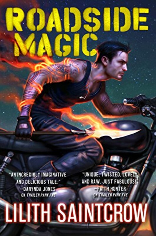 Book cover for "Roadside Magic" by Lilith Saintcrow