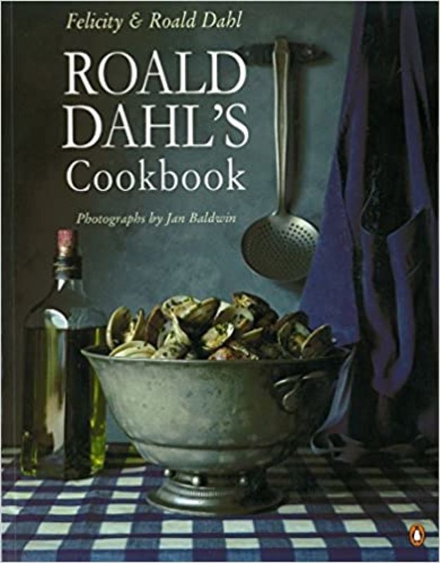 Book cover for "Roald Dahl's Cookbook" by Roald Dahl