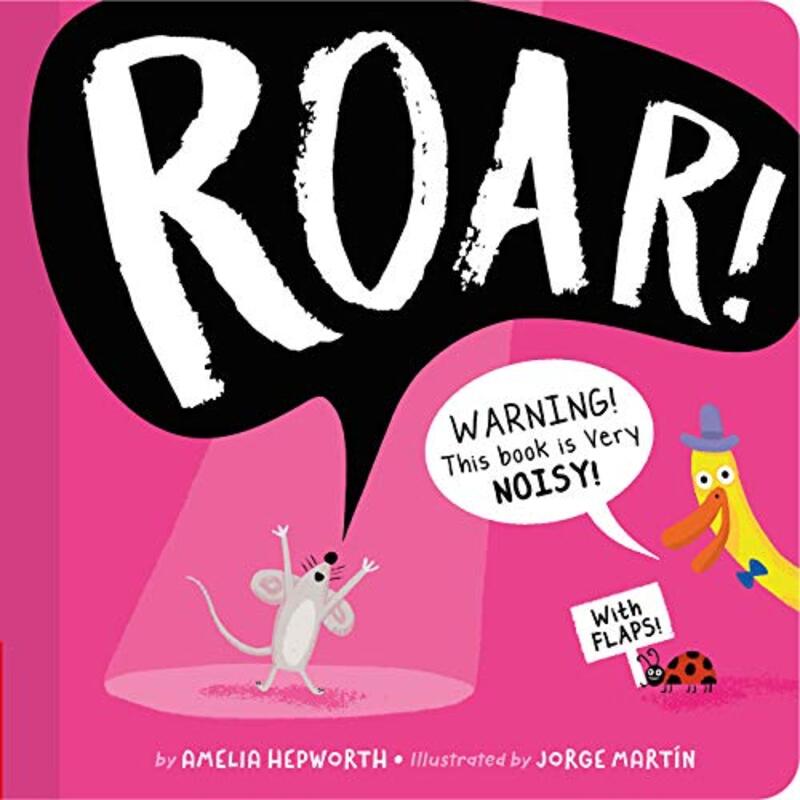 Book cover for "Roar!" by Amelia Hepworth