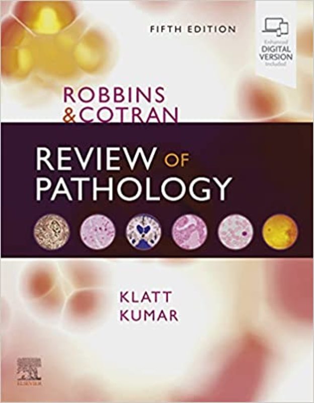 Book cover for "Robbins and Cotran Review of Pathology" by Edward C. Klatt