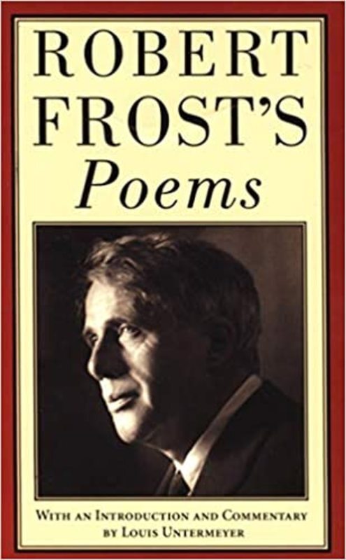 Book cover for "Robert Frost's Poems" by Robert Frost