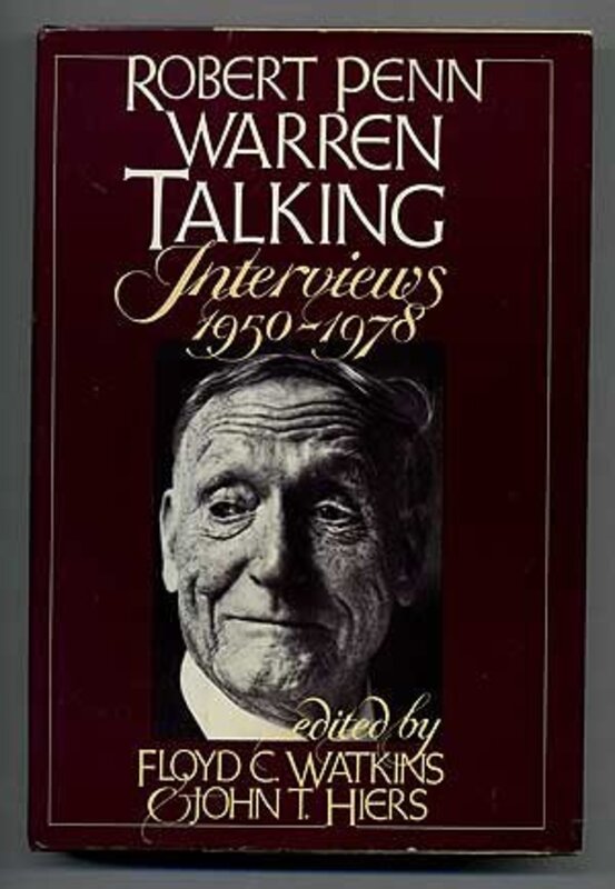 Book cover for "Robert Penn Warren Talking" by Robert Penn Warren