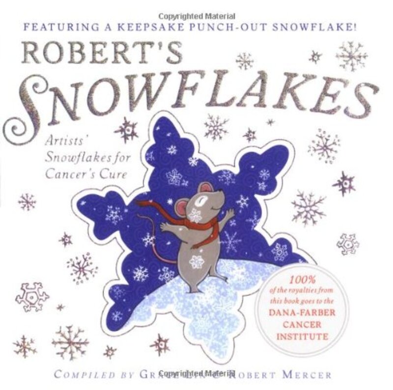 Book cover for "Robert's Snowflakes" by Grace Lin