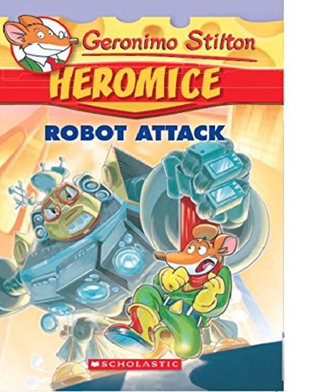 Book cover for "Robot Attack" by Elisabetta Dami