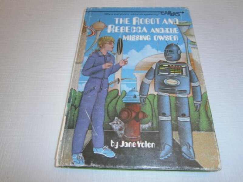Book cover for "Robot and Rebecca and the Missing Owner" by Jane Yolen