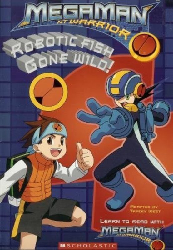 Book cover for "Robotic Fish Gone Wild!" by Tracey West