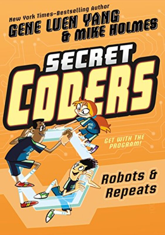 Book cover for "Robots and Repeats" by Gene Luen Yang