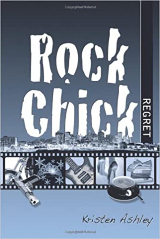 Book cover for "Rock Chick Regret" by Kristen Ashley