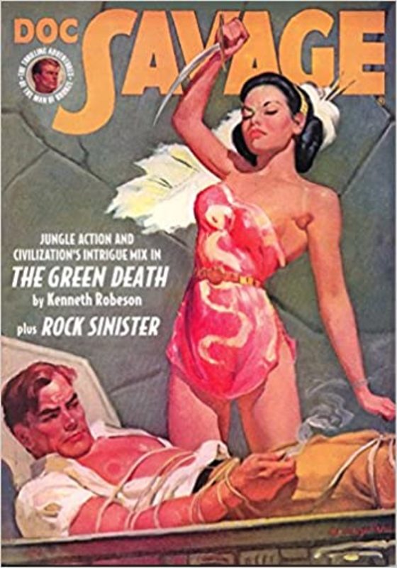 Book cover for "Rock Sinister" by Lester Dent