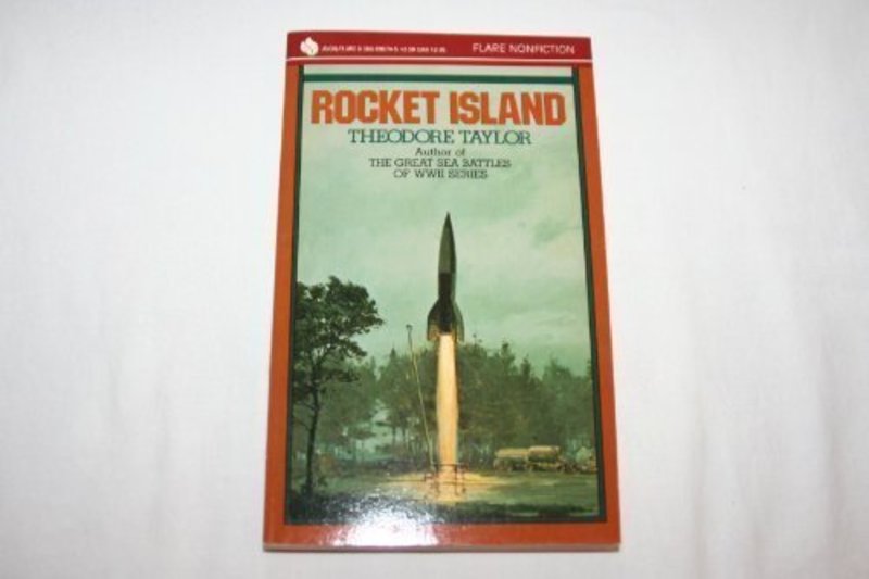 Book cover for "Rocket Island" by Theodore Taylor