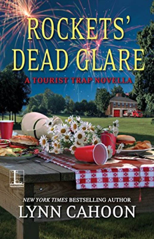 Book cover for "Rockets' Dead Glare" by Lynn Cahoon