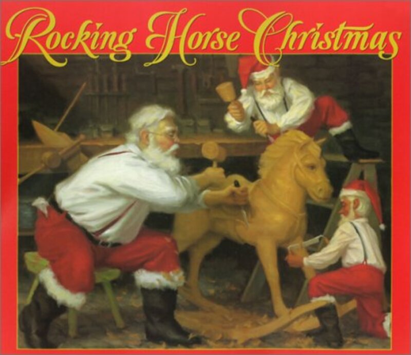Book cover for "Rocking Horse Christmas" by Mary Pope Osborne
