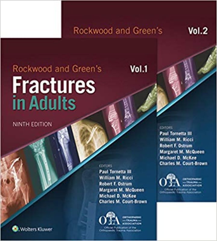 Book cover for "Rockwood and Green's Fractures in Adults" by Paul Tornetta III