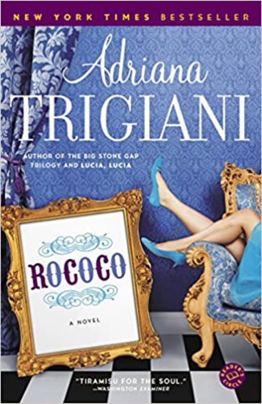 Book cover for "Rococo" by Adriana Trigiani