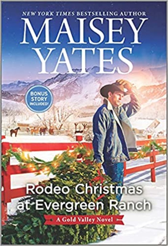 Book cover for "Rodeo Christmas at Evergreen Ranch" by Maisey Yates