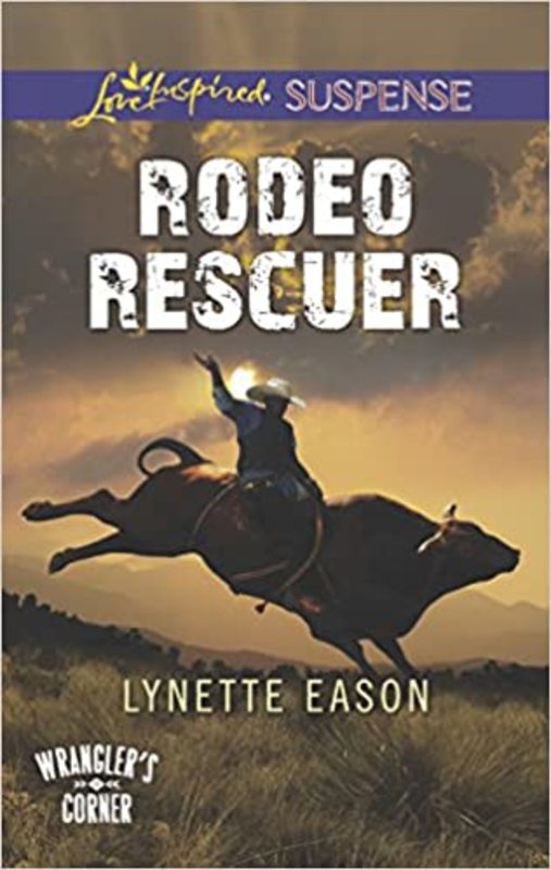 Book cover for "Rodeo Rescuer" by Lynette Eason