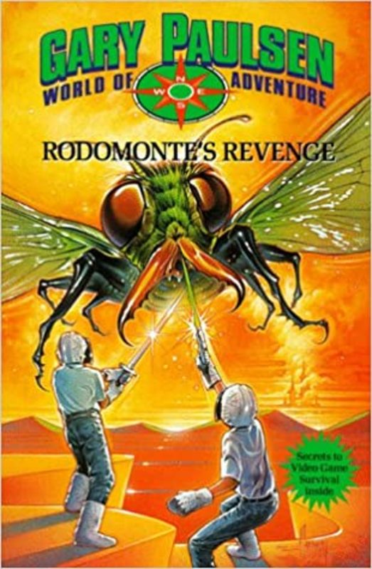 Book cover for "Rodomonte's Revenge / Video Trap" by Gary Paulsen