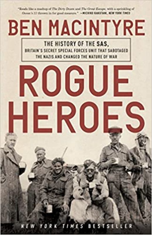 Book cover for "Rogue Heroes" by Ben Macintyre