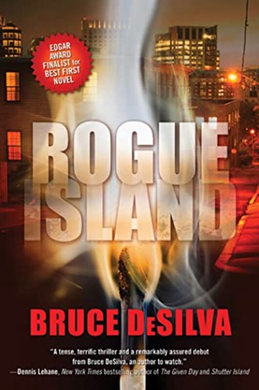 Book cover for "Rogue Island" by Bruce DeSilva