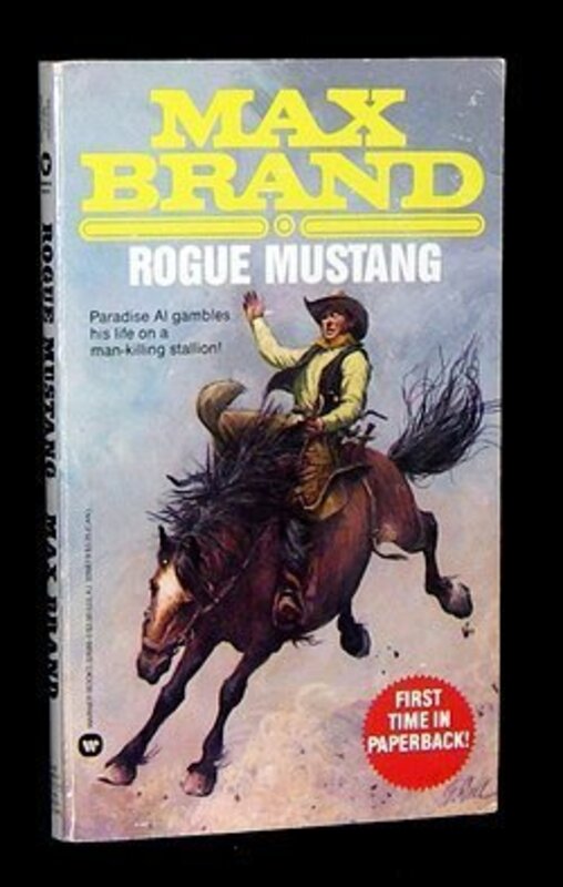 Book cover for "Rogue Mustang" by Max Brand