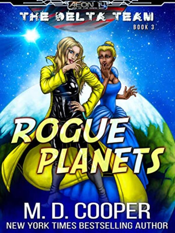 Book cover for "Rogue Planets" by MD Cooper
