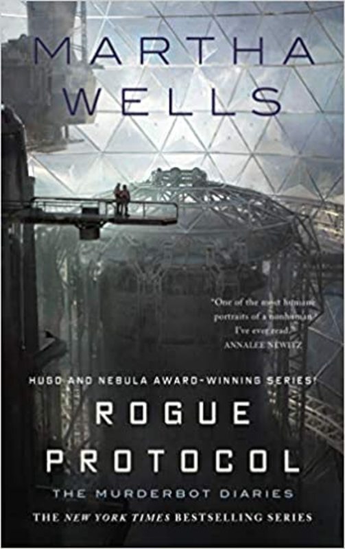 Book cover for "Rogue Protocol" by Martha Wells