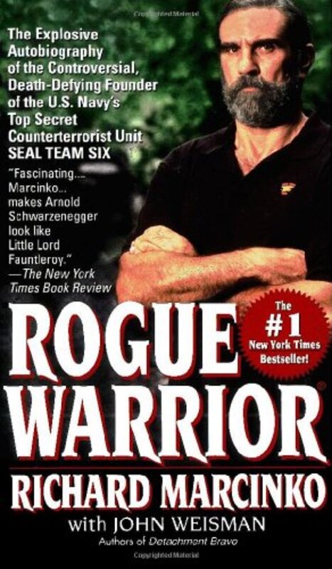 Book cover for "Rogue Warrior" by Richard Marcinko