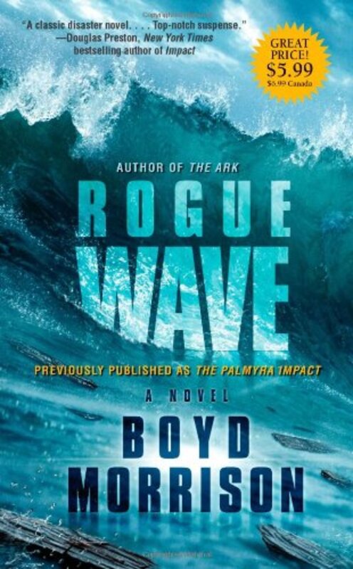 Book cover for "Rogue Wave" by Boyd Morrison