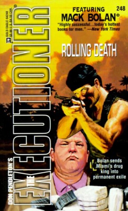 Book cover for "Rolling Death" by Don Pendleton