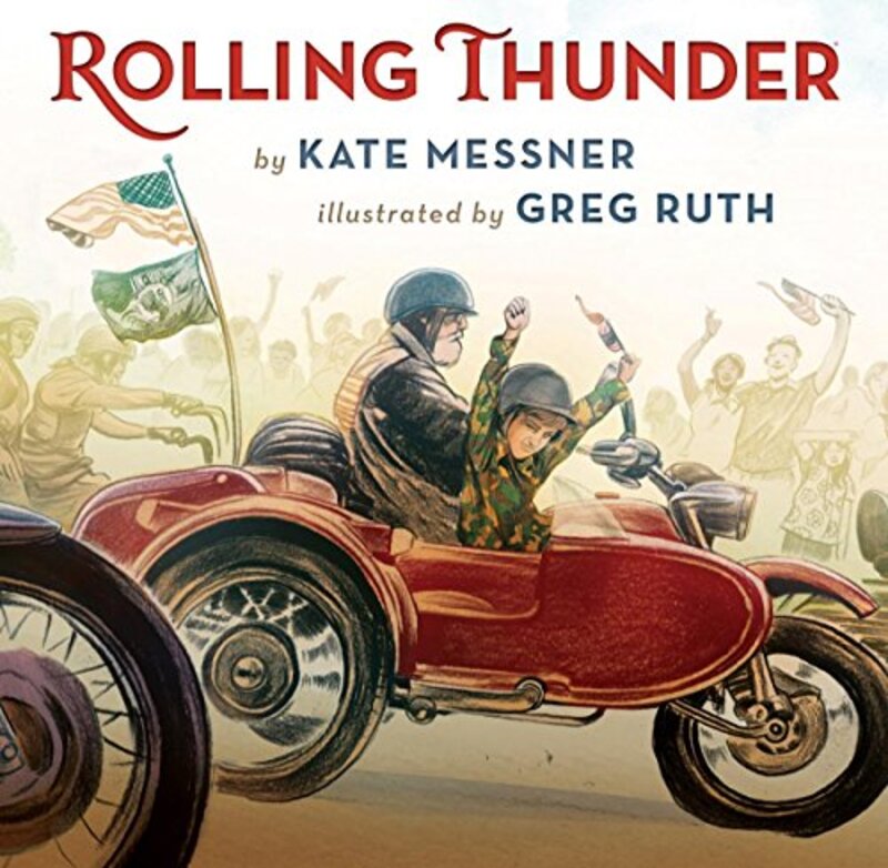 Book cover for "Rolling Thunder" by Kate Messner