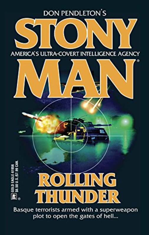 Book cover for "Rolling Thunder" by Don Pendleton